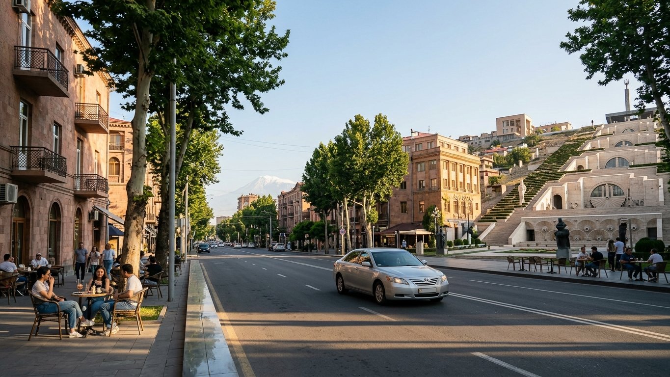 Car rental in Yerevan City Center, Armenia