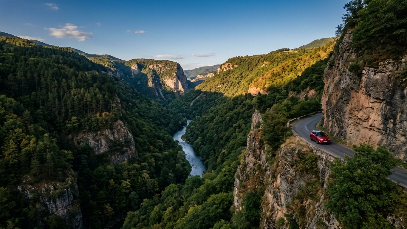Driving from Yerevan to Debed Canyon