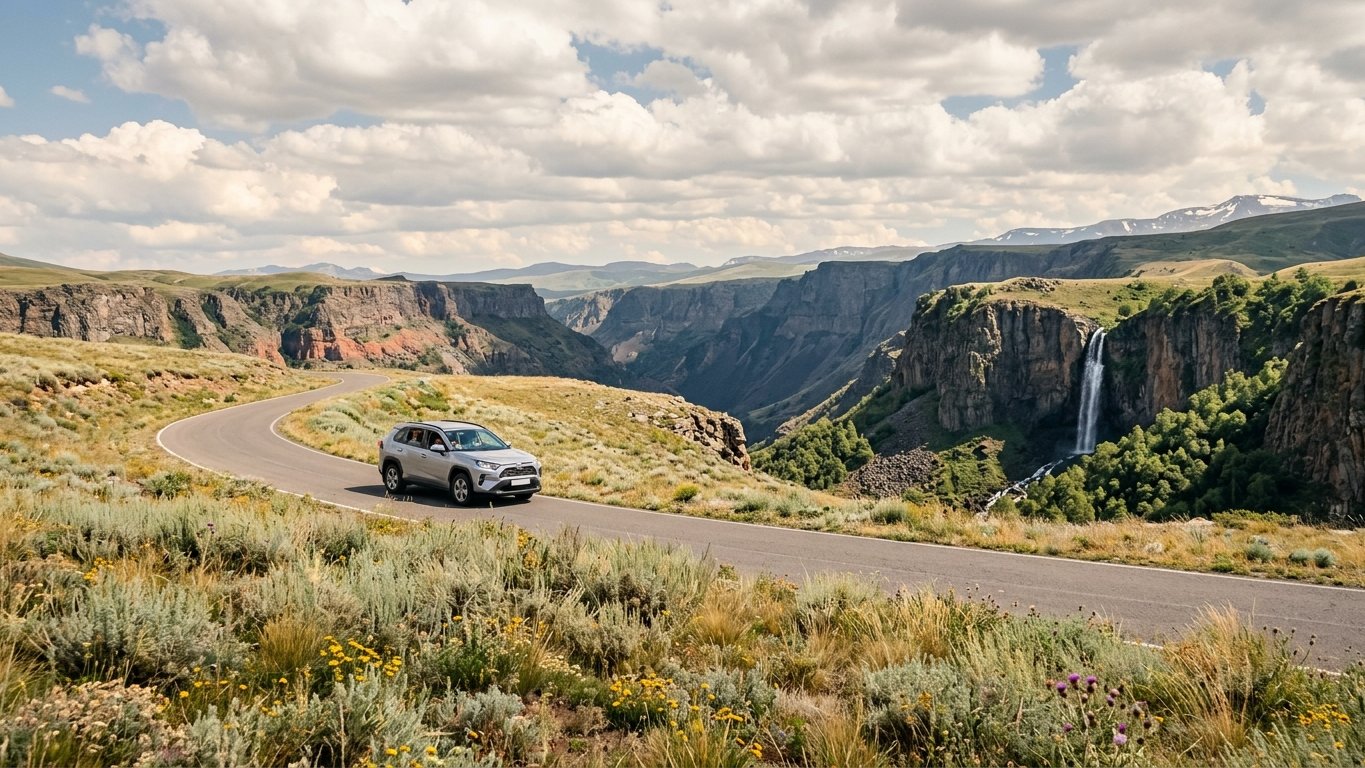 Driving from Yerevan to Jermuk