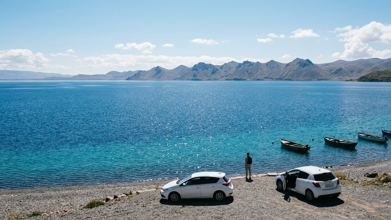 Driving from Yerevan to Lake Sevan
