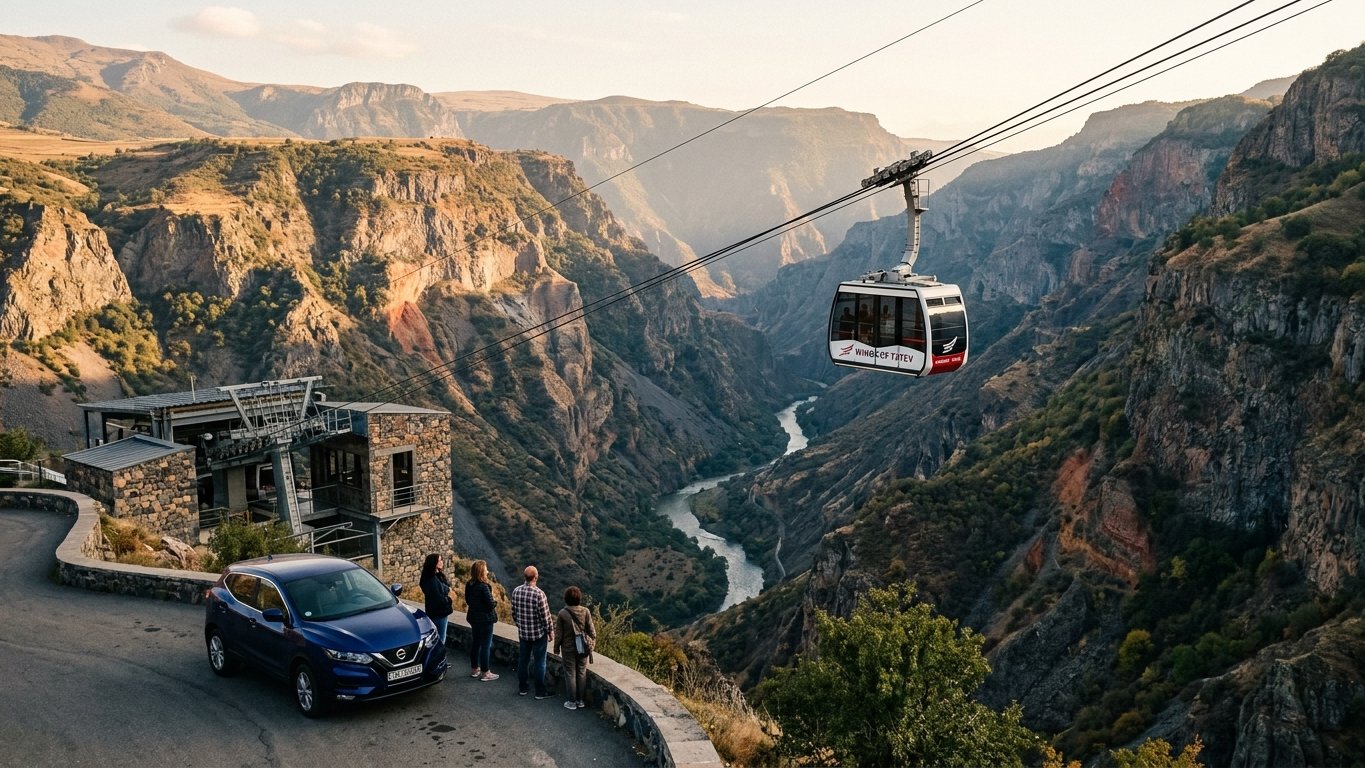 Driving from Yerevan to Tatev Monastery